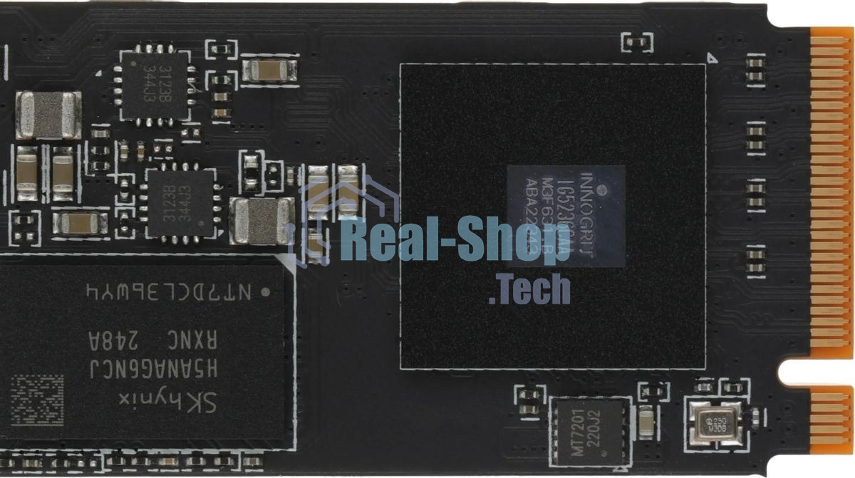 Накопитель SSD ADATA XPG BLADE S70, 4Tb, PCIe 4.0 x4, M.2 2280, NVMe, R/W 7400/6600, с радиатором