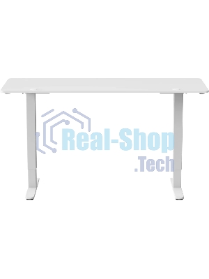 Стол компьютерный Cactus CS-EDL-WWT столешница ДСП, белый каркас белый