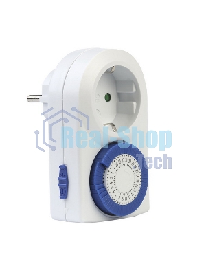 Розетка Smartbuy (SBE-STM2) таймер механический, 3600Вт
