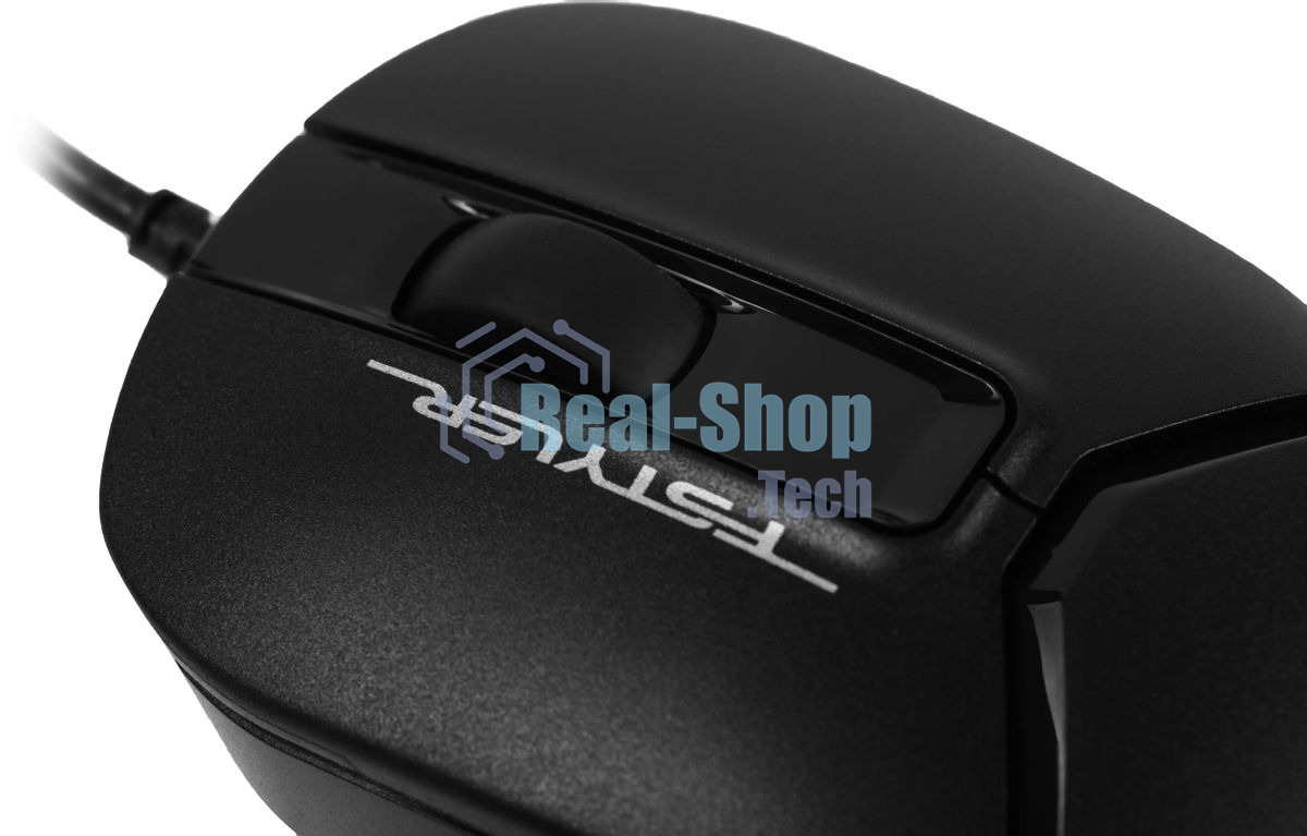 Мышь проводная A4Tech Fstyler FM12S черный, 1200 dpi, USB, кнопки - 3