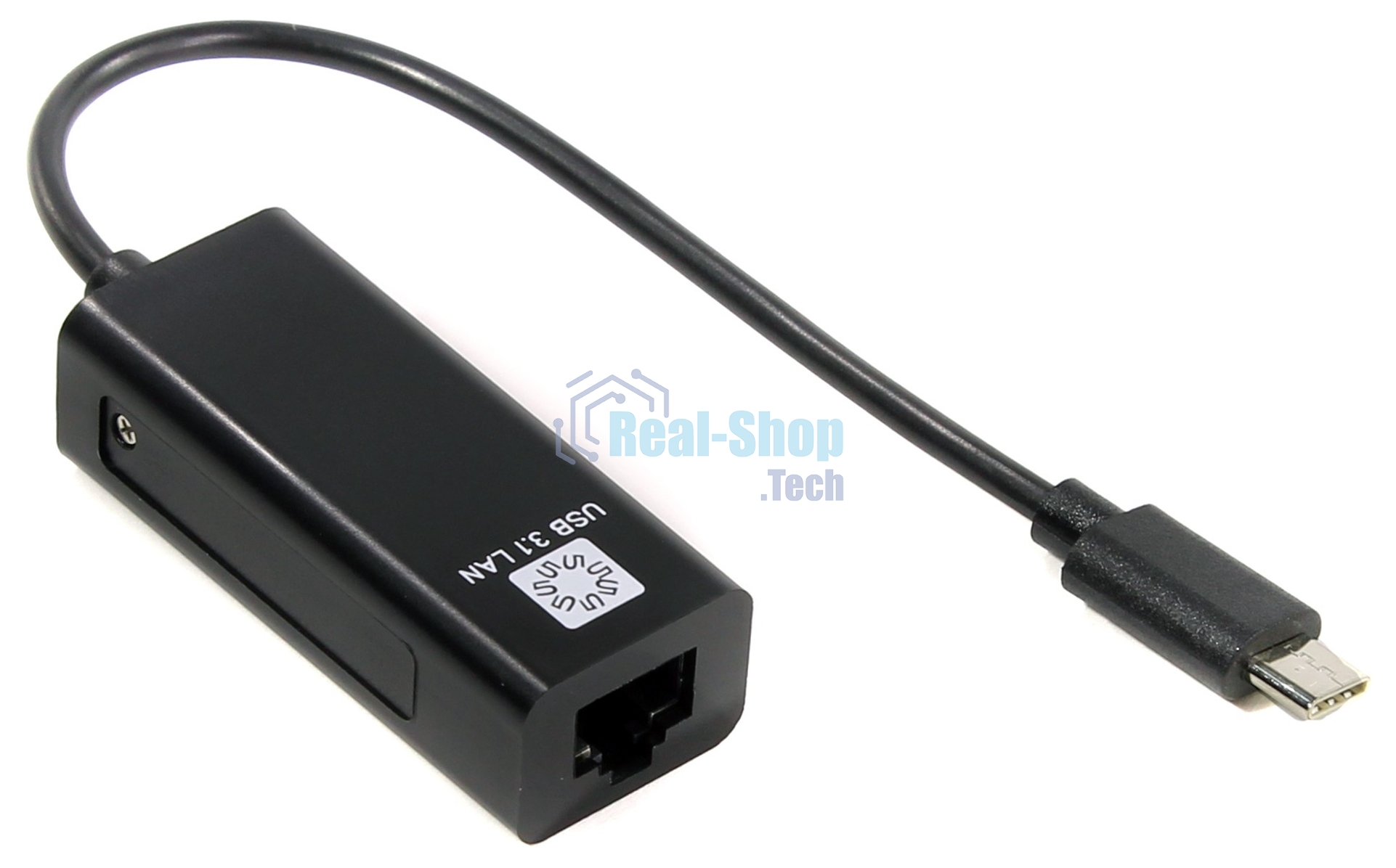 Кабель-адаптер 5bites UA3C-45-08BK USB3.1, RJ45 100MB, черный