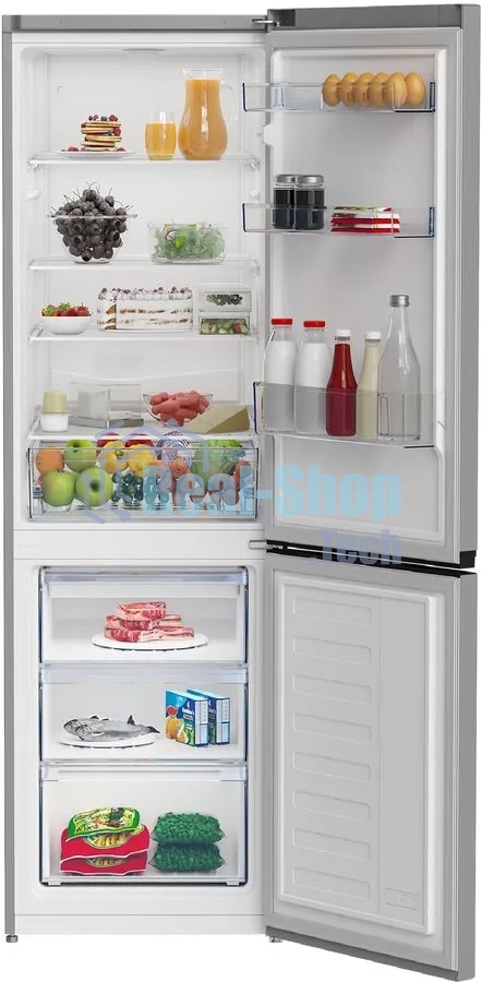 Холодильник Beko B1RCSK362S нержавеющая сталь двухкамерный 230/110л морозилка снизу