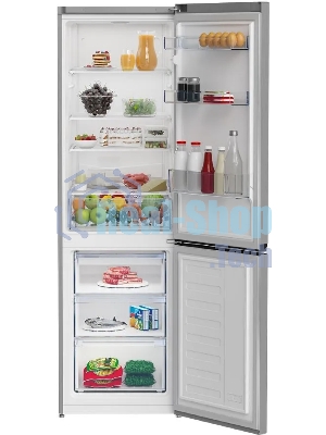 Холодильник Beko B1RCSK362S нержавеющая сталь двухкамерный 230/110л морозилка снизу