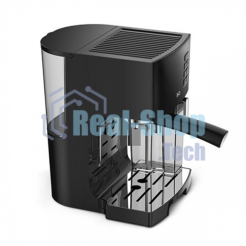 Кофеварка рожковая BQ CM9002 черный, исп. кофе - молотый, 1.4 л, 1450 Вт, 19 бар