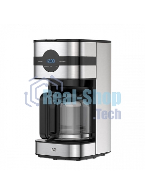 Кофеварка капельная BQ CM2002 стальной/черный, исп. кофе - молотый, 1.5 л, 900 Вт.