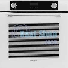 Духовой шкаф электрический встраиваемый Hyundai HEO 6772 WG белый