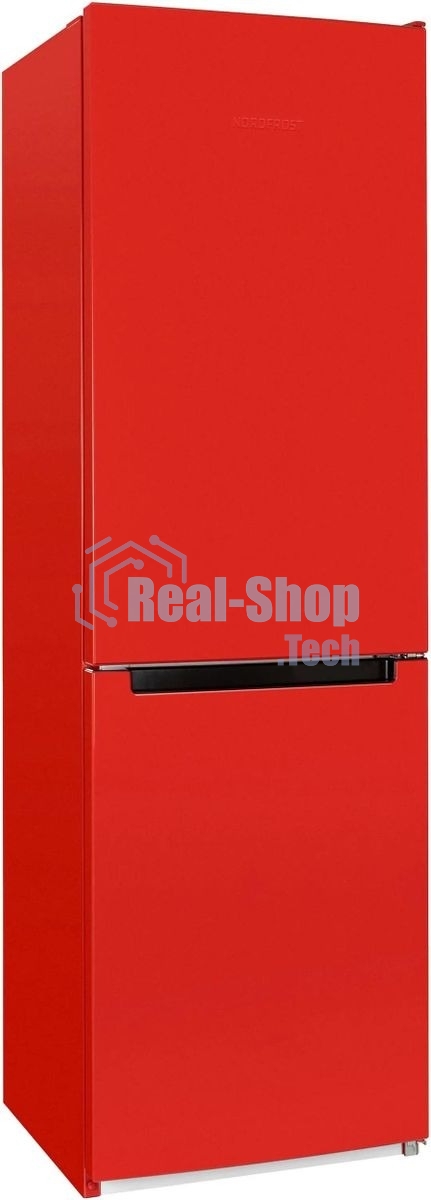 Холодильник Nordfrost NRB 162NF R красный двухкамерный 205/105 л морозилка снизу