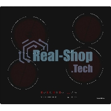 Электрическая варочная панель Darina 6P E323 B, Hi-Light, независимая, черный