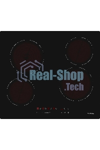 Электрическая варочная панель Darina 6P E323 B, Hi-Light, независимая, черный