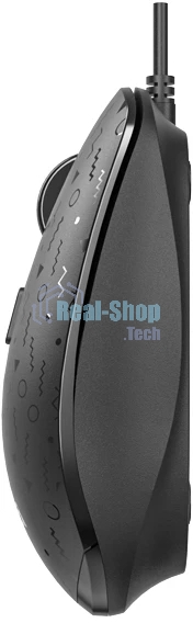 Мышь проводная AULA AM106 черный, 2000 dpi, USB, кнопки - 4