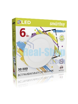 Встраиваемый светильник Smartbuy SBL-DL-6-4K 6w/4000K