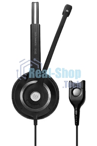 Гарнитура проводная с микрофоном Epos Sennheiser SC 260 черный 2.9м накладные оголовье (1000515)