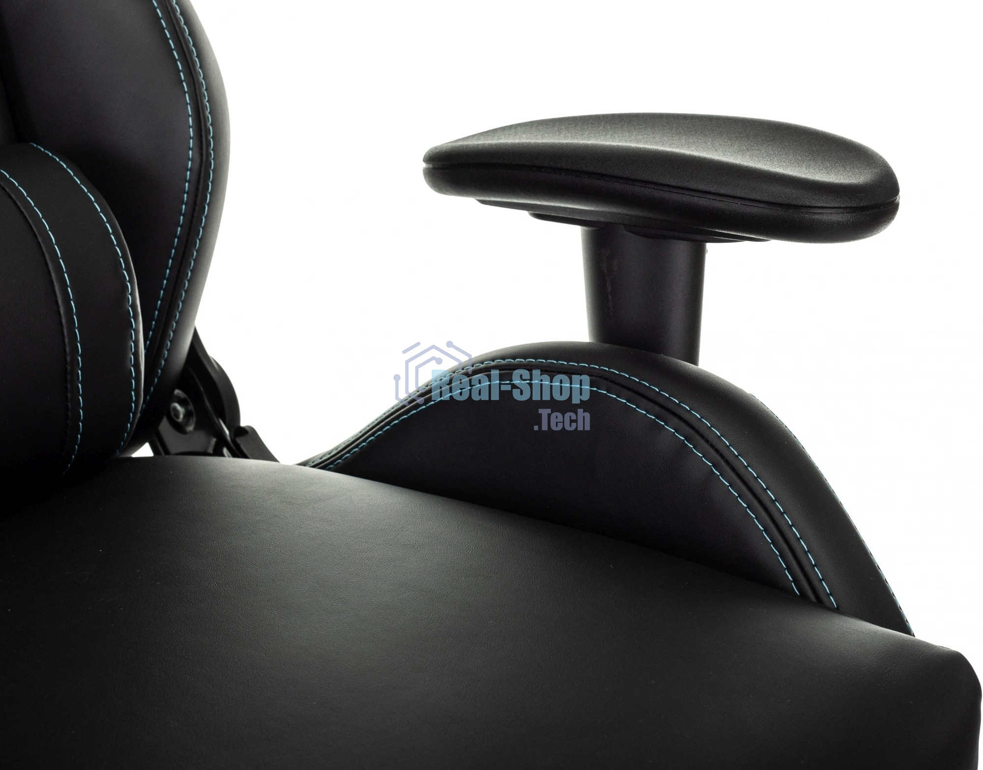 Кресло игровое Knight Outrid Smile черный эко.кожа крестов. пластик