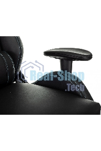 Кресло игровое Knight Outrid Smile черный эко.кожа крестов. пластик