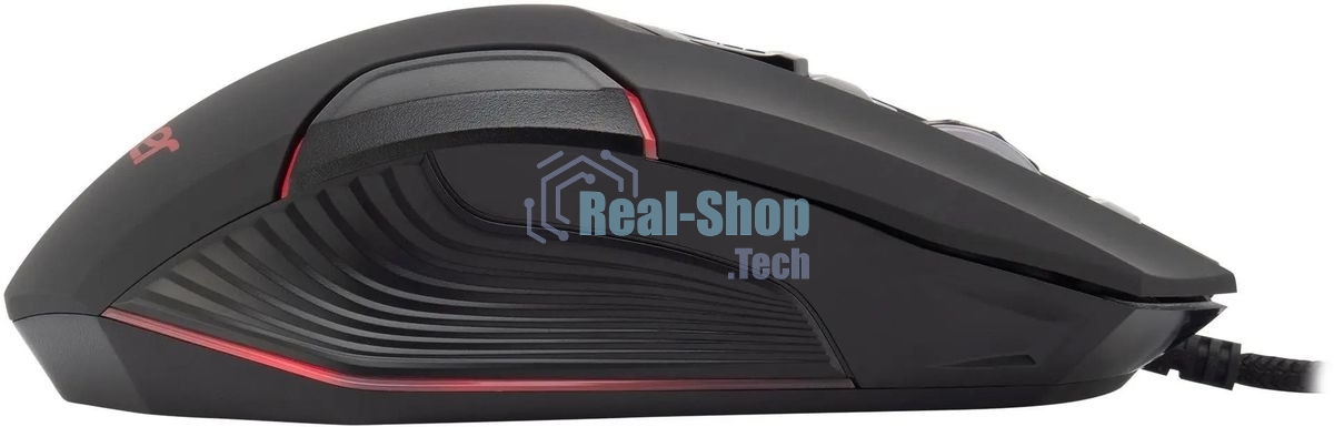 Мышь проводная Acer OMW170 черный, 3200 dpi, USB, кнопки - 6