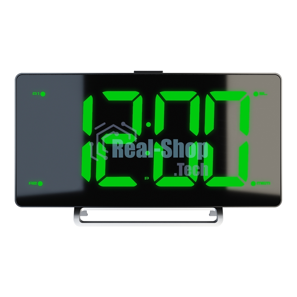 Радиочасы Soundmax SM-1561U (черный с белым)