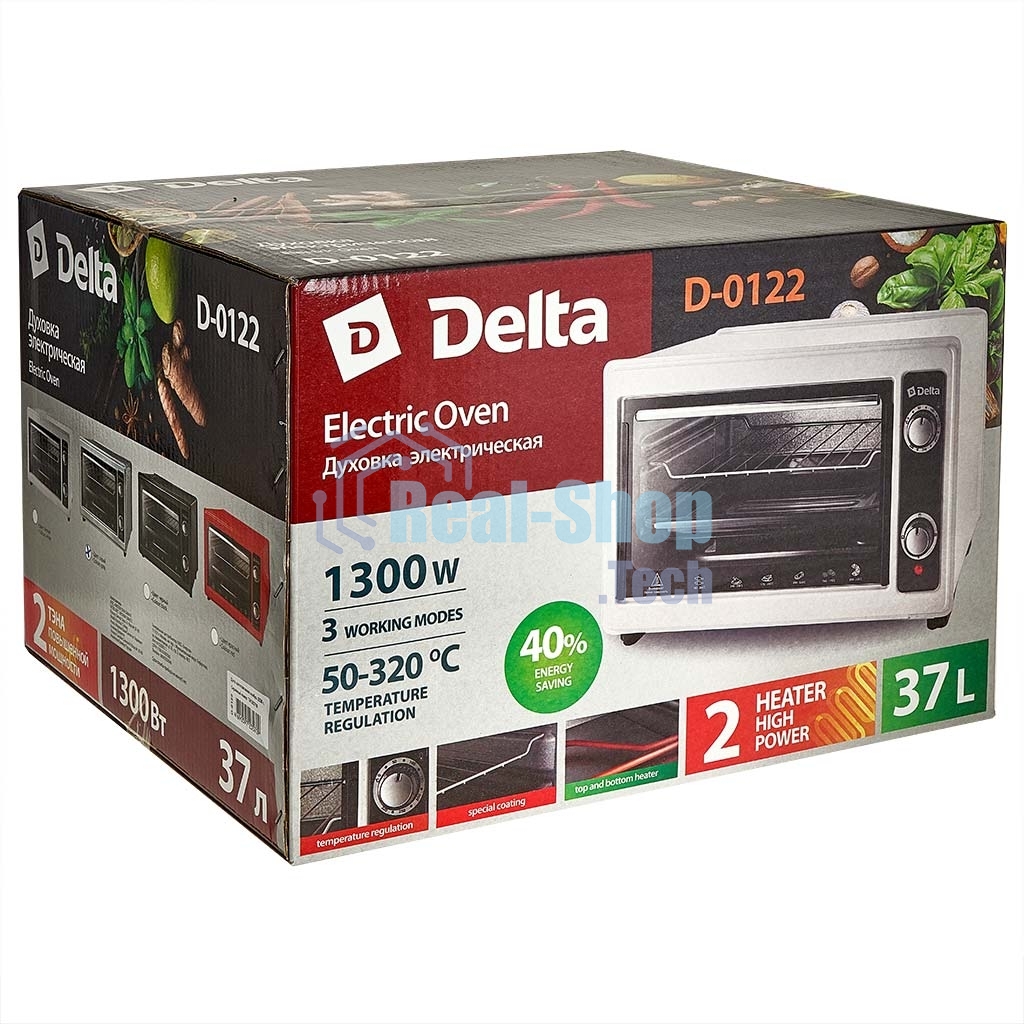 Мини-печь DELTA D-0122 серый