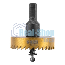 Коронка по металлу Denzel HSS, 55 мм, нитридтитановое покрытие