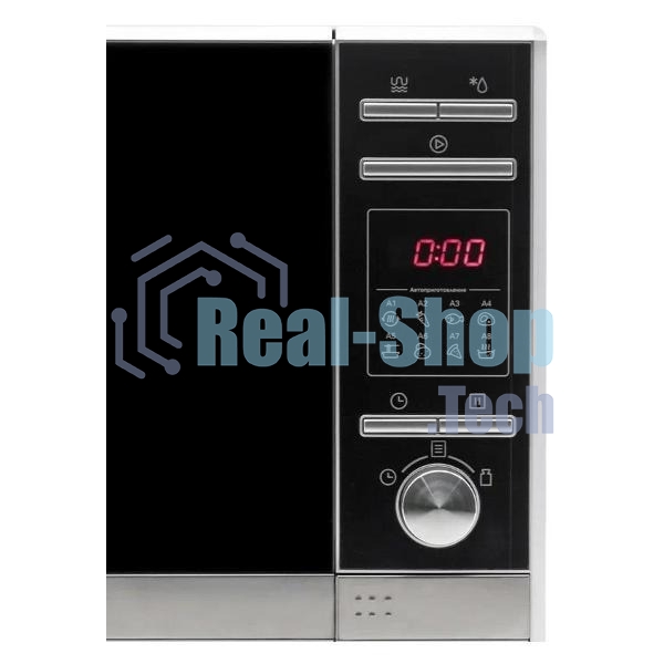 Микроволновая печь General Electronics GE DG420S атласное серебро, 20 л, 700 Вт, переключатели - сенсор, кнопки, поворотный механизм