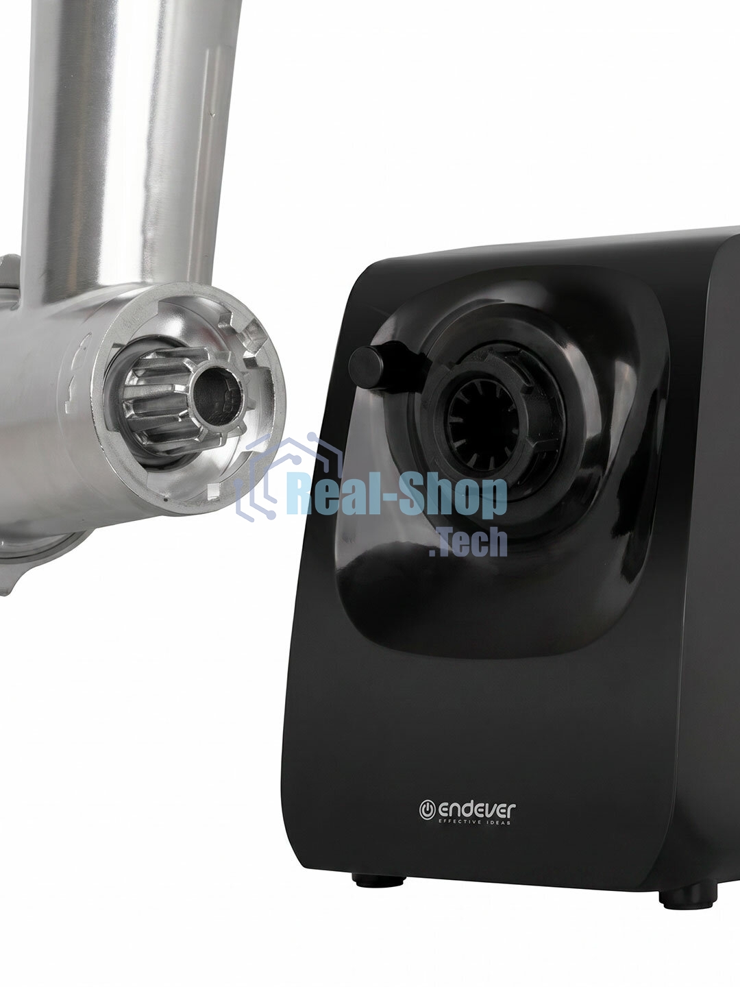 Мясорубка электрическая Endever Sigma-116 черный, 2600 Вт, 2.0 кг/мин, реверс, защита от перегрузки, металлический лоток, насадки - 5