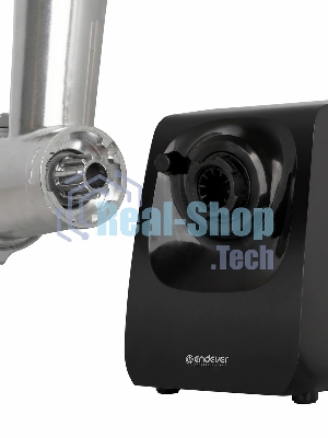 Мясорубка электрическая Endever Sigma-116 черный, 2600 Вт, 2.0 кг/мин, реверс, защита от перегрузки, металлический лоток, насадки - 5