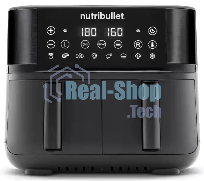Аэрогриль Nutribullet NBA081B черный, 2850 Вт, 8 л, сенсор, 8 программ