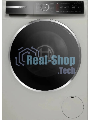 Стиральная машина Bosch Serie 8 WGb2440XME серебро, загрузка фронтальная 9 кг, 1400 об/мин., класс: А+++