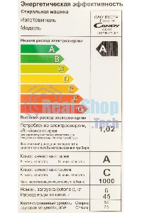 Стиральная машина Candy Smart Pro CSO34 106TB1/2-07 белый, загрузка фронтальная 6 кг, 1000 об/мин., класс: А