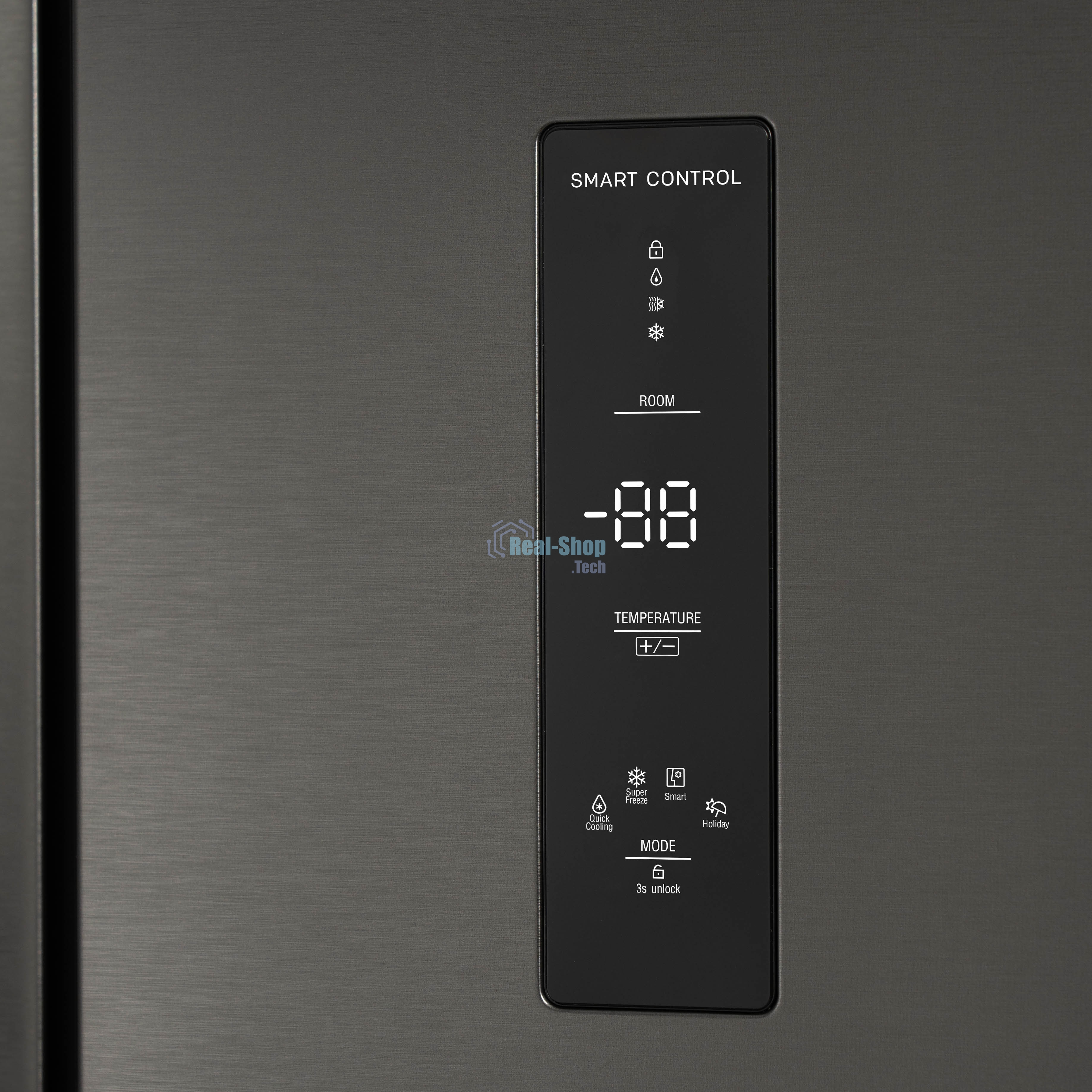 Холодильник Бирюса SBS 541 TGG текстурированное бежевое стекло двухкамерный 343/198 л морозилка слева, NoFrost, Side-by-side