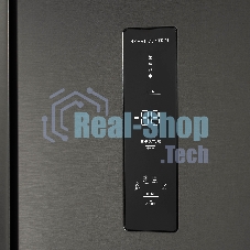 Холодильник Бирюса SBS 541 TGG текстурированное бежевое стекло двухкамерный 343/198 л морозилка слева, NoFrost, Side-by-side