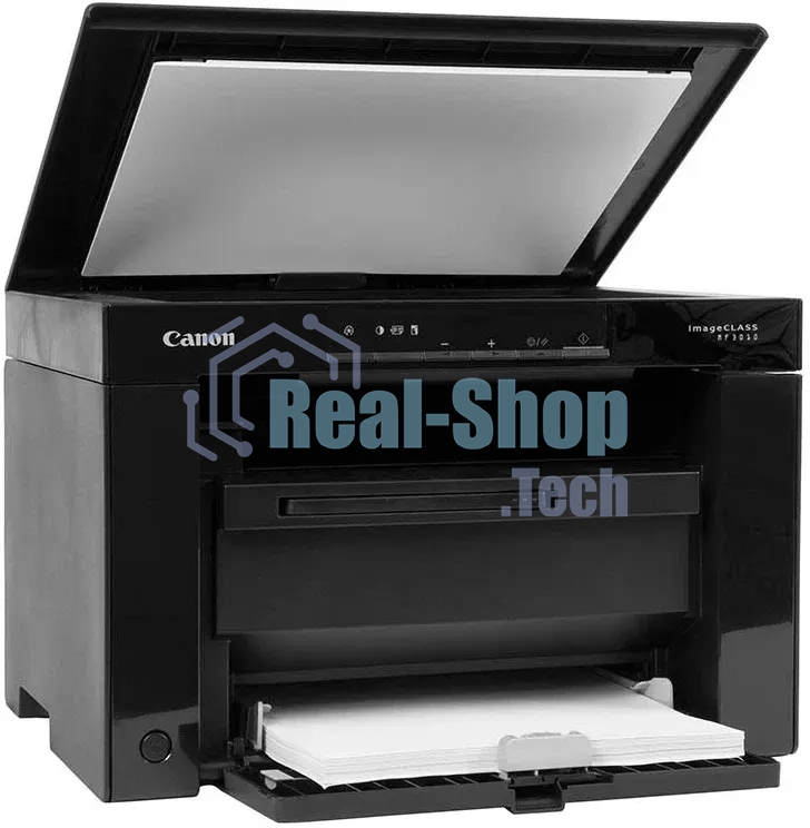 МФУ лазерное Canon imageCLASS MF3010 (5252B007/5252B008/5252B011), A4, ч/б, печ. 18 стр/мин., 1200 x 600 dpi (печать) 600x600dpi (сканер), USB 2.0