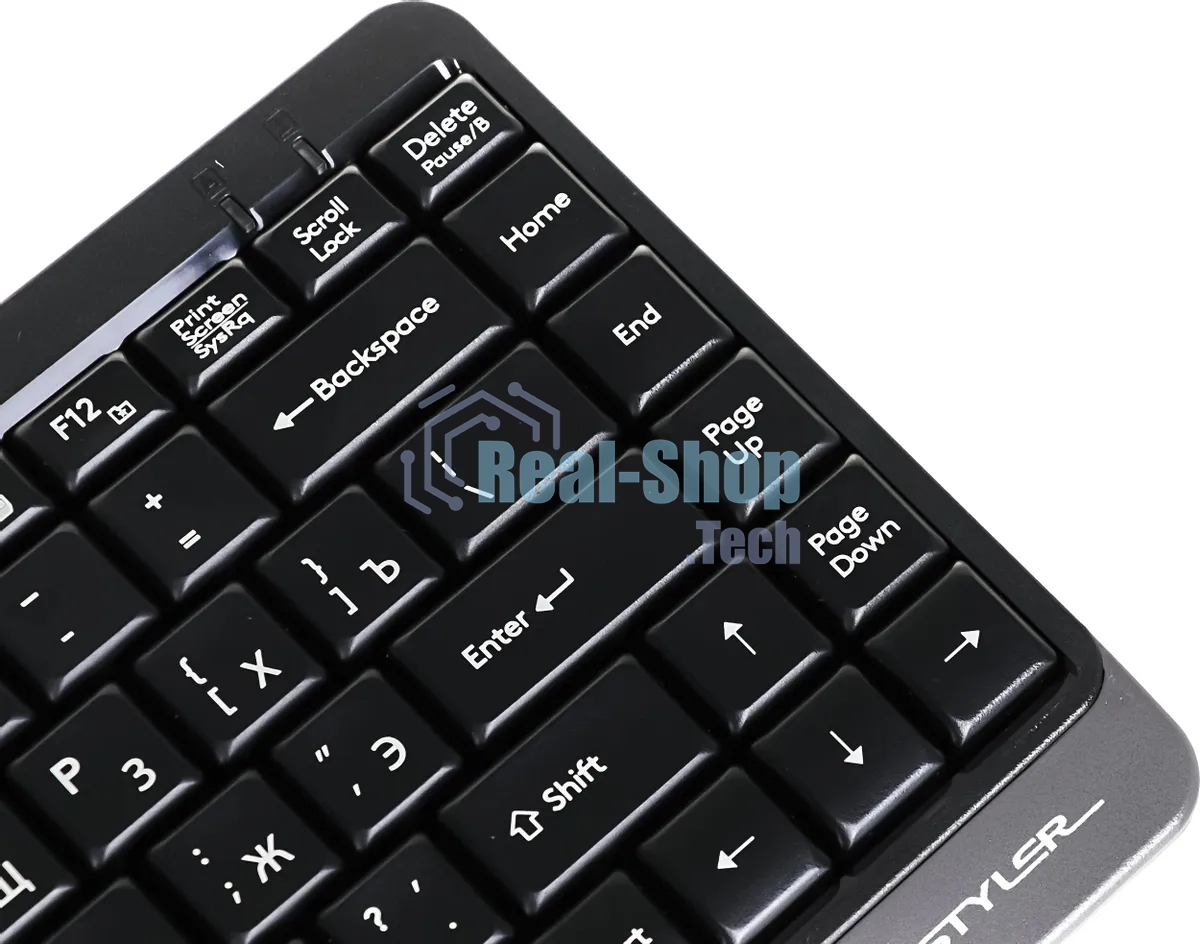 Клавиатура проводная A4Tech Fstyler FK11 USB серый/черный