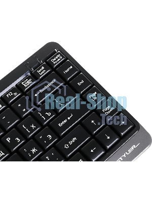 Клавиатура проводная A4Tech Fstyler FK11 USB серый/черный