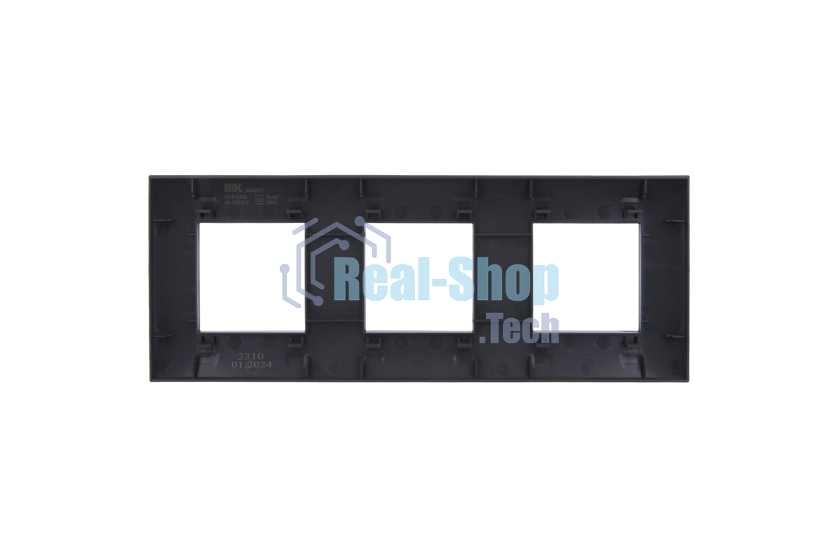 Рамка 3-м IEK SKANDY SK-F03G графит SK-M32-K53
