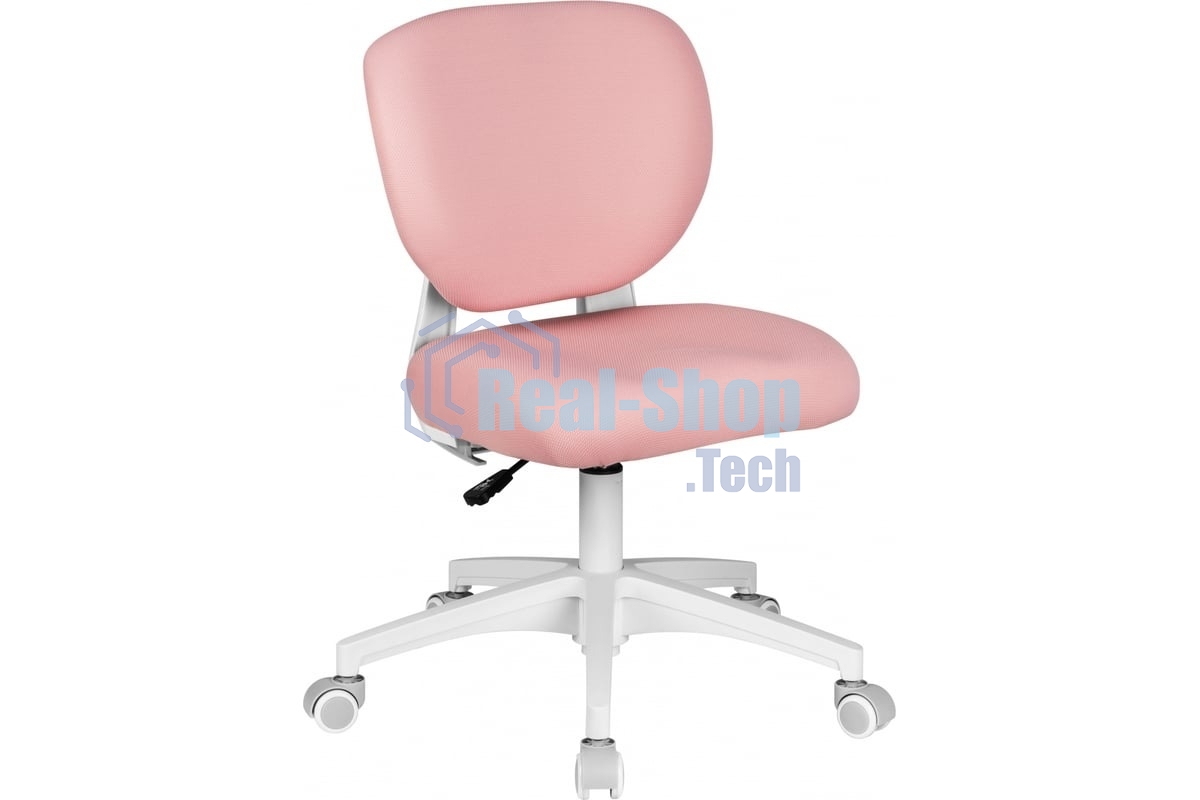 Кресло детское Cactus CS-CHR-3594PK розовый крестов. пластик белый