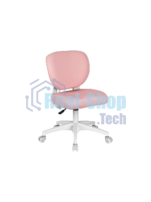 Кресло детское Cactus CS-CHR-3594PK розовый крестов. пластик белый