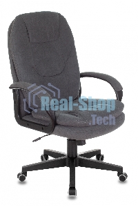 Кресло руководителя Бюрократ CH-868N Fabric Alfa 44 серый, крестовина пластик