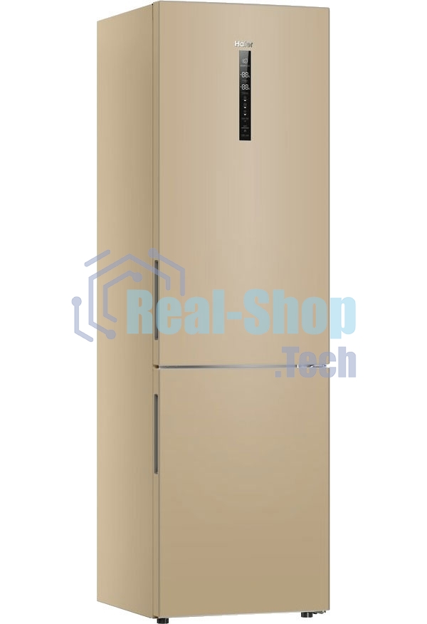 Холодильник Haier C2F637CGGU1 золотистый, двухкамерный, 278/108л, морозилка снизу, No Frost