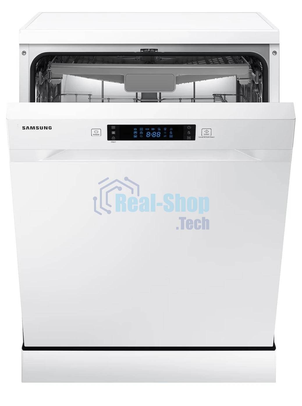 Посудомоечная машина Samsung DW60M6050FW/WT, белый, 59.8 см, 14 компл., сушка конденсационная, 46 дБ, класс A++