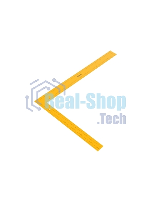 Угольник Denzel стальной, 400 мм х 600 мм, ультрафиолетовая печать (измерительная шкала)