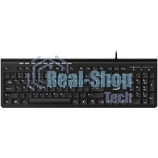 Клавиатура проводная Genius SlimStar 230II 31310048402, USB, черный