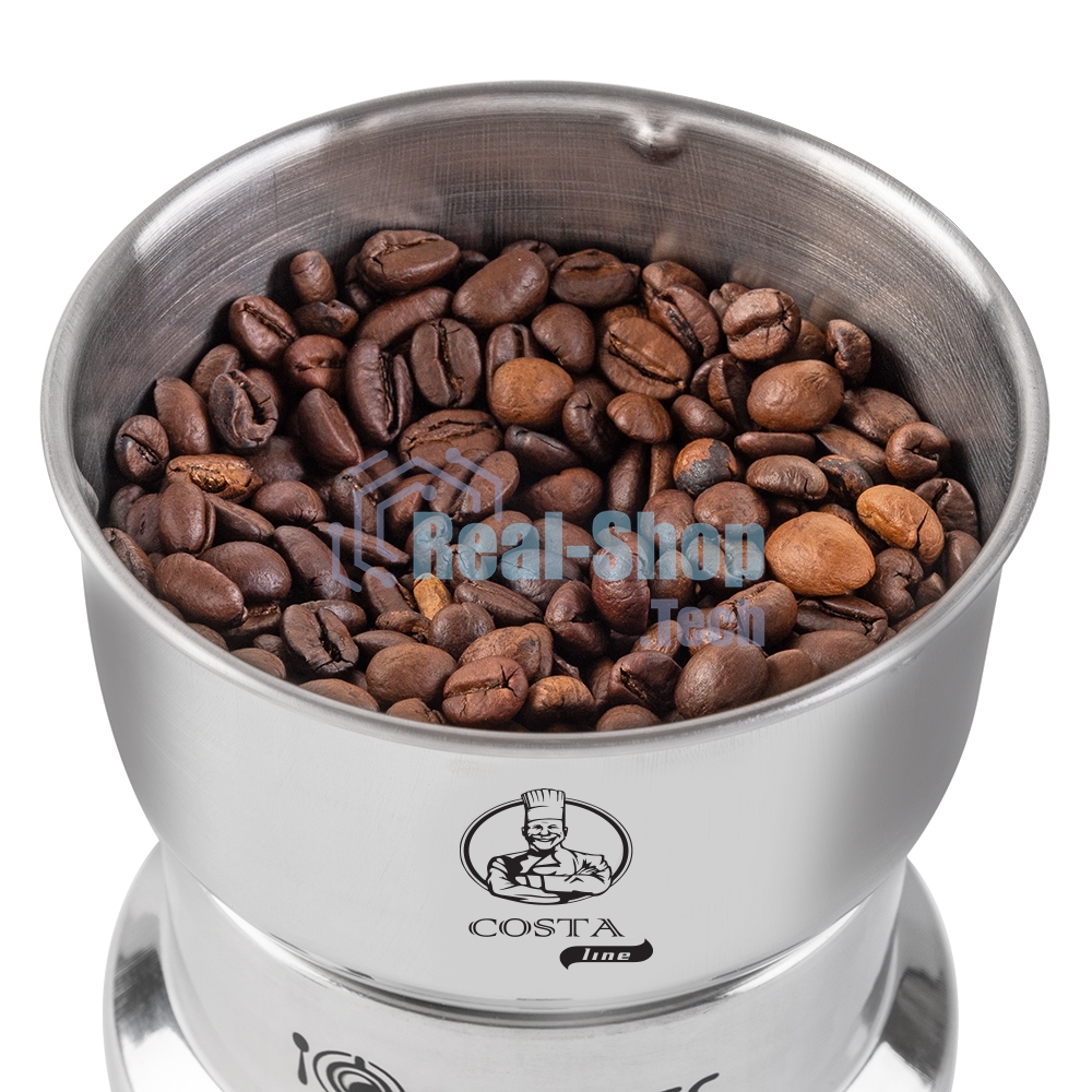 Кофемолка Endever Costa-1064 150 Вт, 25000 об/мин, 120 гр, стальной