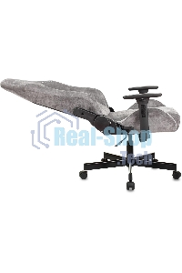 Кресло игровое Бюрократ Knight N1 Fabric серый Light-19 с подголов. крестовина металл