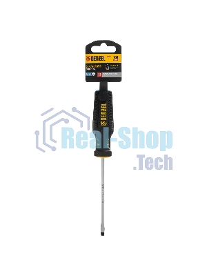 Отвертка Denzel SL4х100 мм, S2, 3к рукоятка