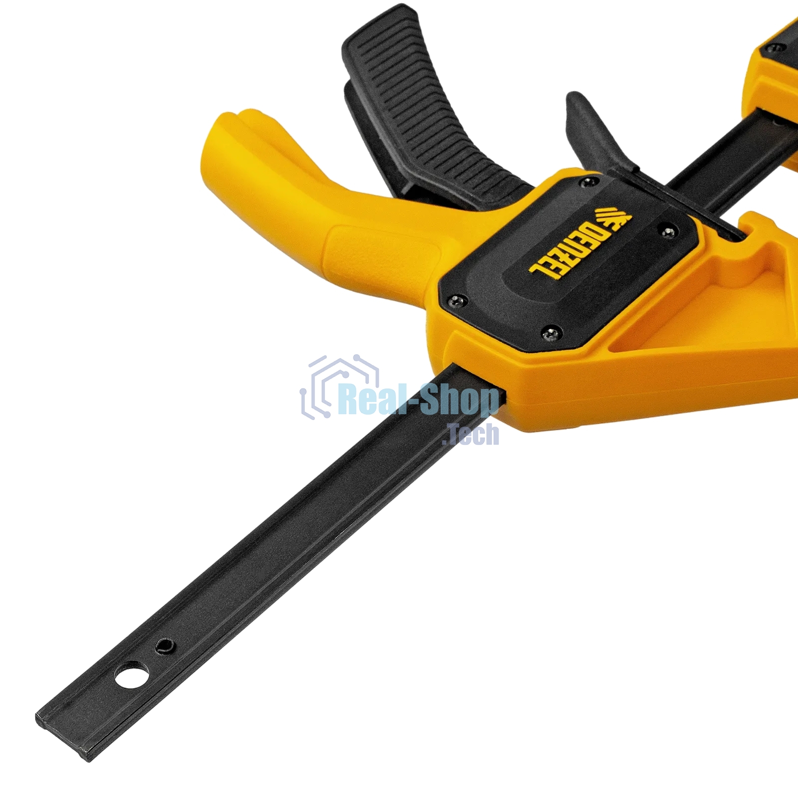 Струбцина Denzel F-образная, быстрозажимная, 150 х 55 мм, усиленный нейлоновый корпус