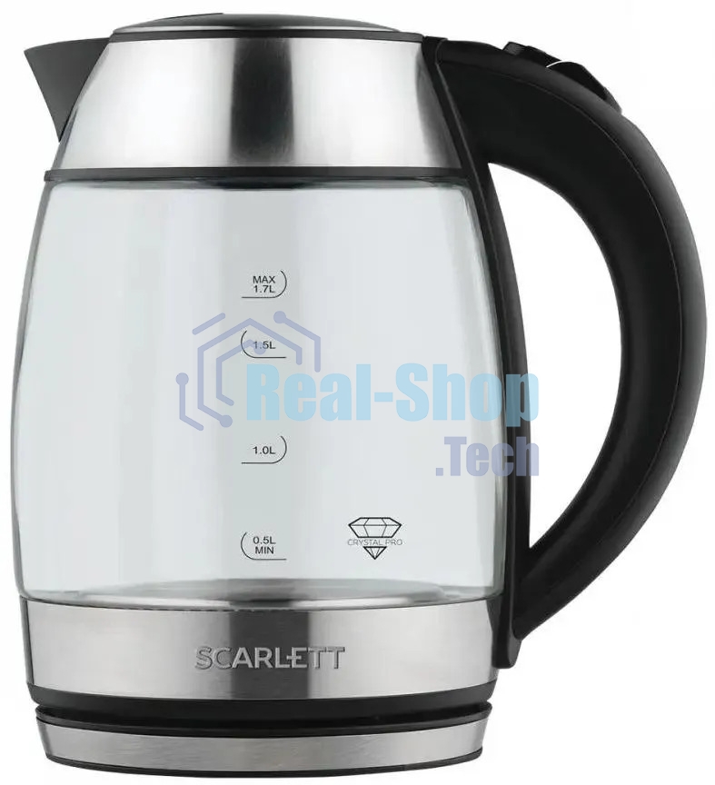 Чайник электрический Scarlett SC-EK27G94 нержавеющая сталь