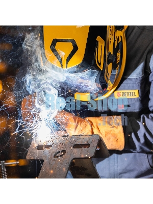 Щиток защитный лицевой (маска сварщика) Denzel F9, см. окно 100x60, Real Color, DIN 4-8/9-13