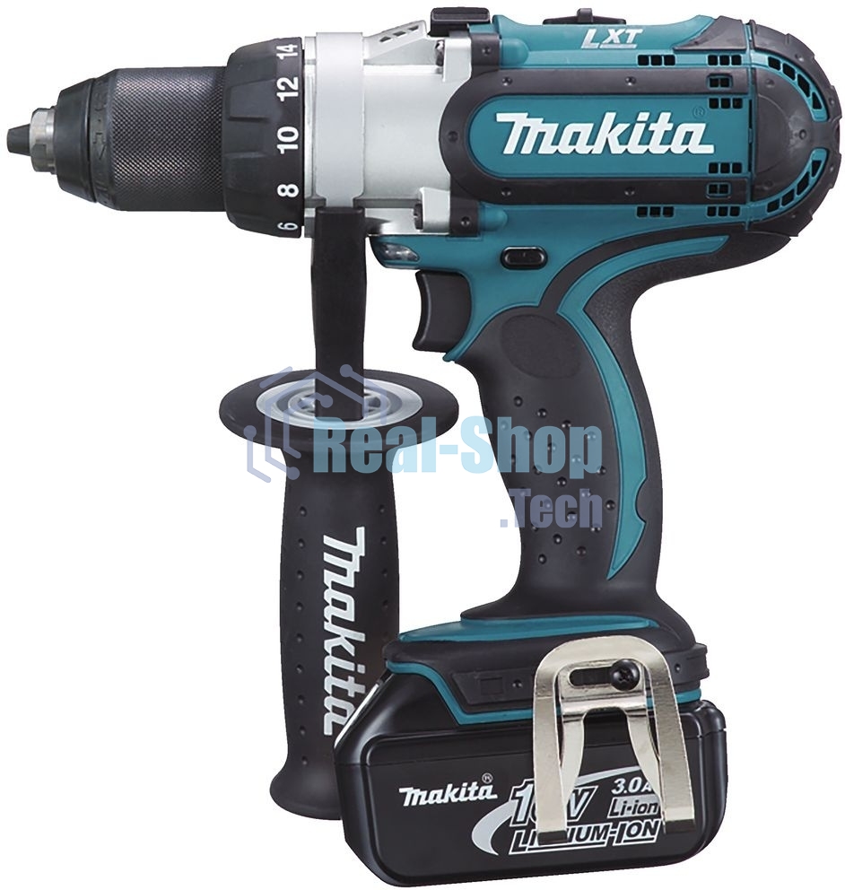 Дрель Makita DDF451RFE аккумуляторная DDF451RFE 18В,2х3Ач Li-ion,БЗП-13мм,0-300\600\1700об\м,80\40Нм,2.1кг,чем