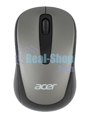 Мышь беспроводная Acer OMR134 серый, 1000 dpi, радиоканал, USB, кнопки - 3