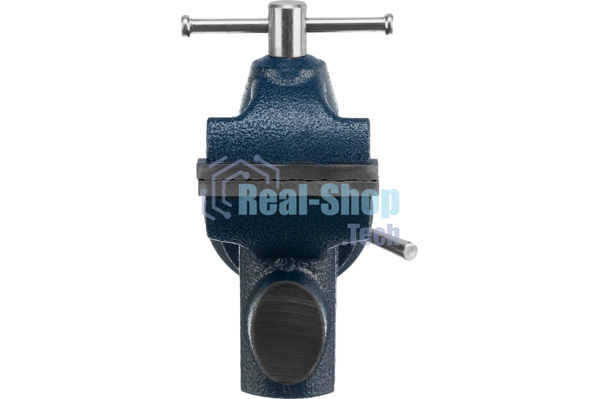 Тиски слесарные Сибртех, настольные, поворотные, ширина рабочих губок 50 мм, наковальня